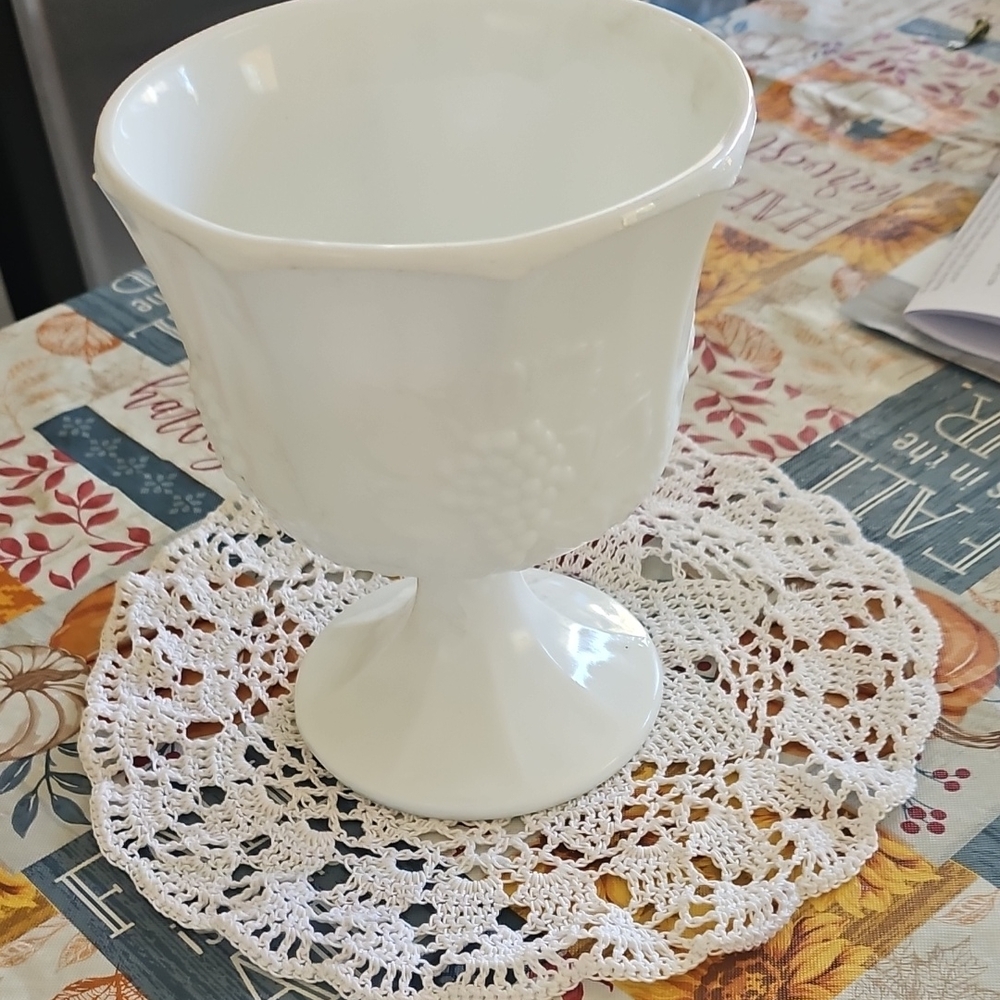 Beautiful Milk Glass Vase